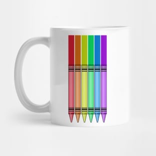 Rainbow Crayon Mug